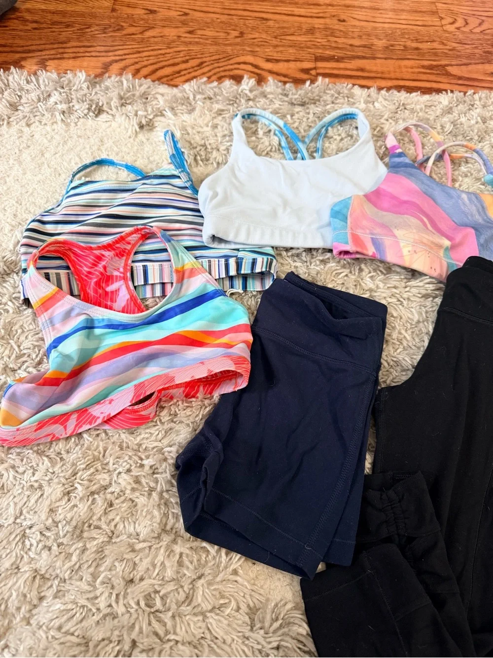 Athleta Girls Bundle - Leggings, Shirts and Sports Bras